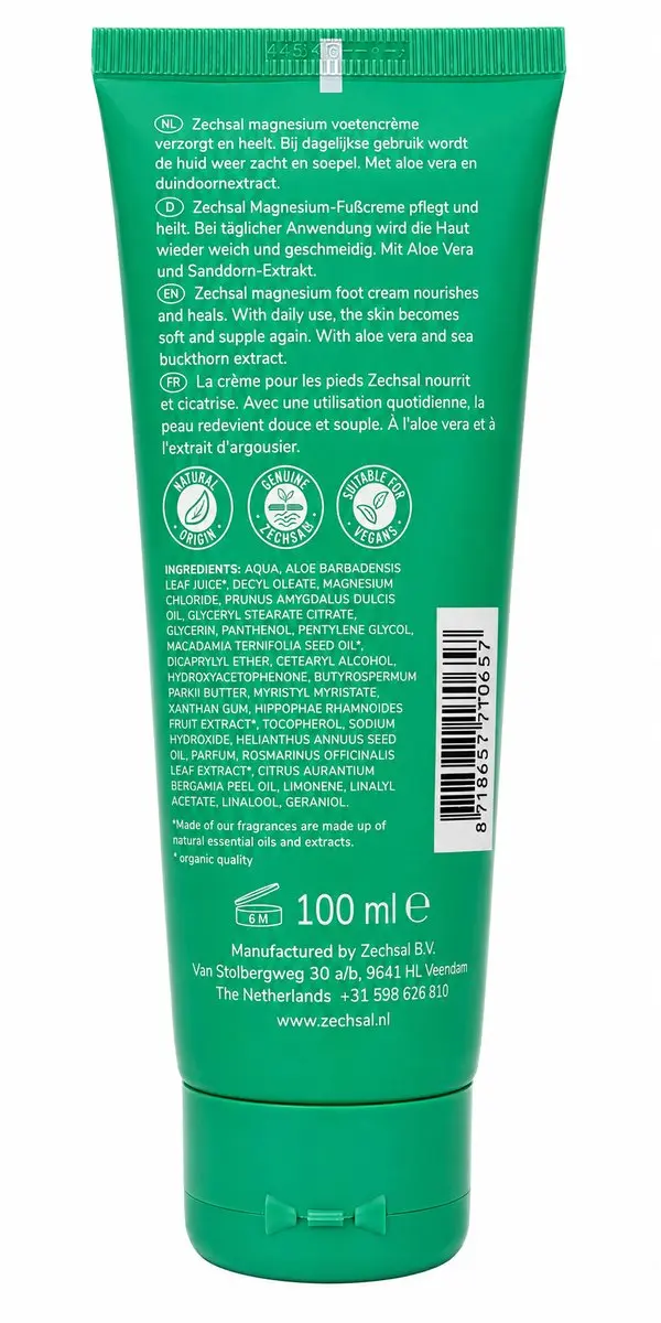 Zechsal Magnesium Voetencrème 100ml