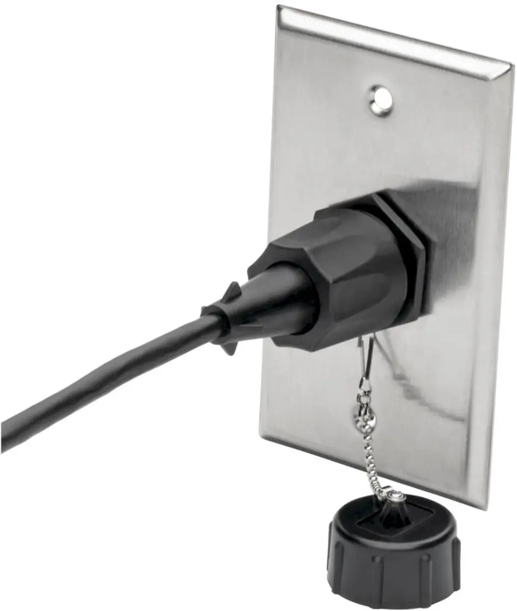 Tripp Lite N206-PC03-IND Netwerkkabel Cat6 1m - Zwart