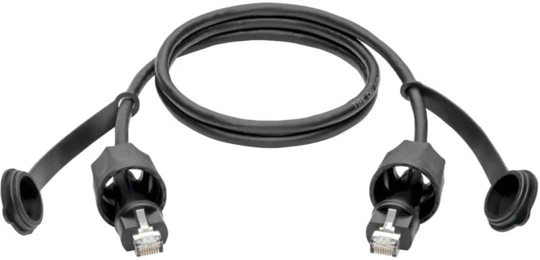 Tripp Lite N206-PC03-IND Netwerkkabel Cat6 1m - Zwart