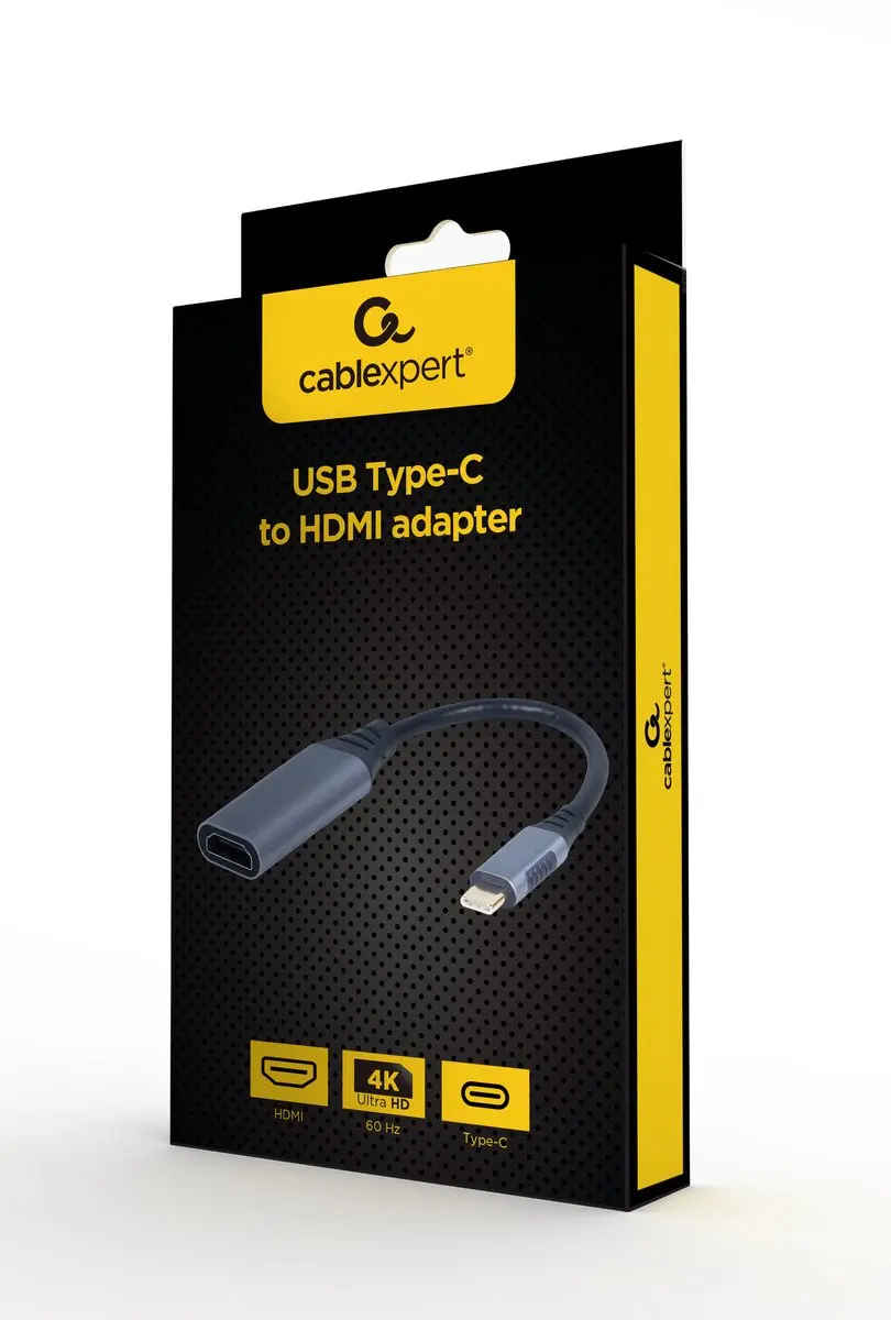Cablexpert USB-C naar HDMI Adapter - Zwart