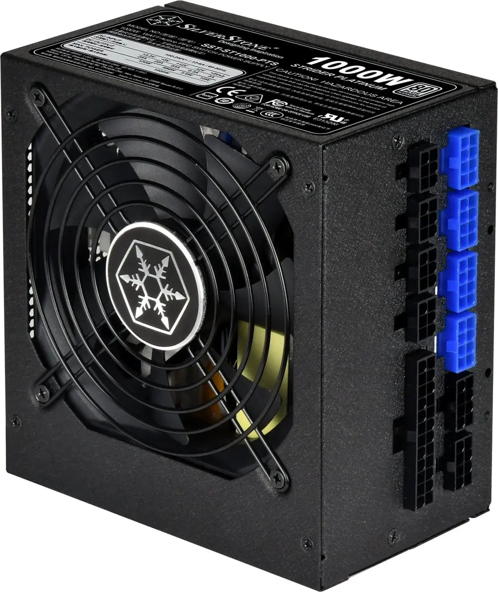 SilverStone SST-ST1000-PTS ATX Voeding 1000W