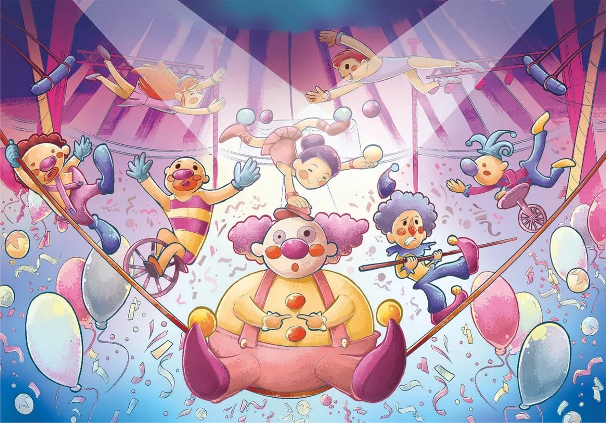 Clementoni Circus Puzzel 48 Stuks - 3x16 Stuk - Multicolor