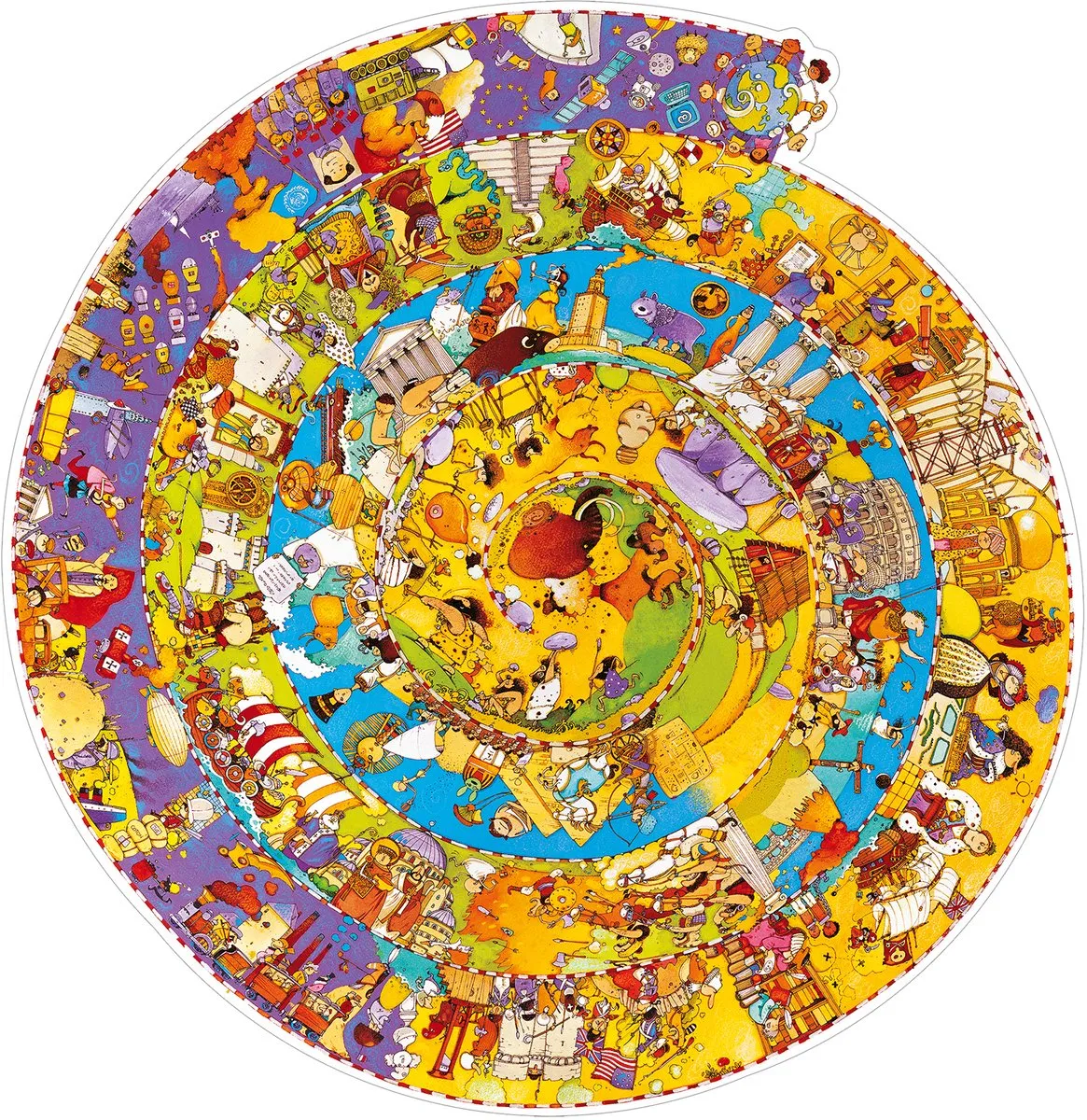 Djeco Een Rondje Geschiedenis Puzzel