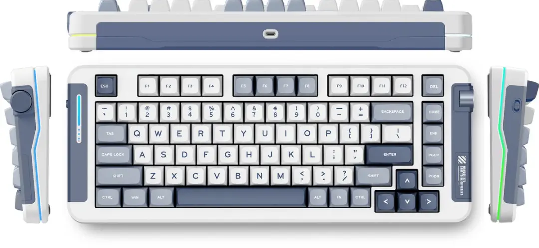 MCHOSE X75 Draadloos Mechanisch Gamingtoetsenbord - Marineblauw