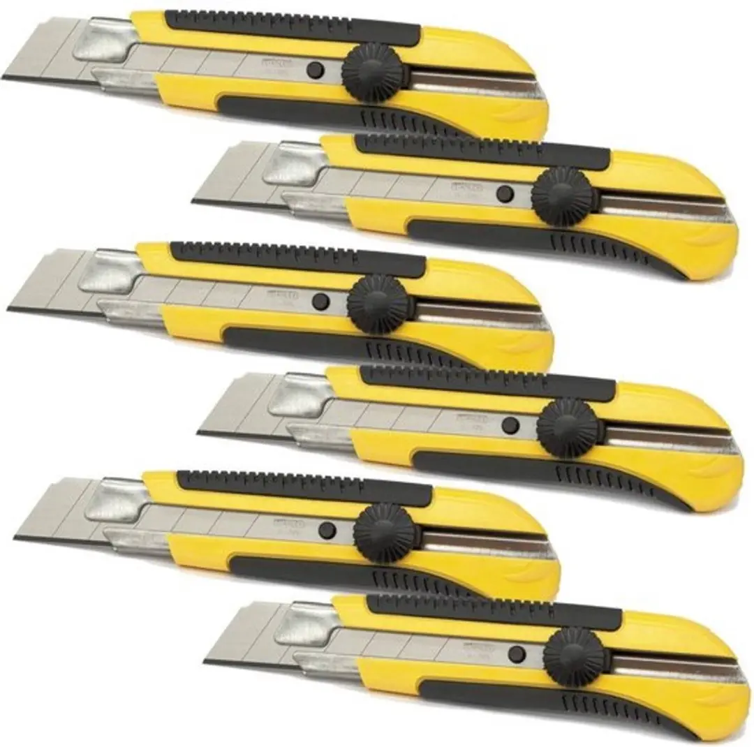 Stanley FatMax Afbreekmes Dynagrip 25mm - Zwart/Geel