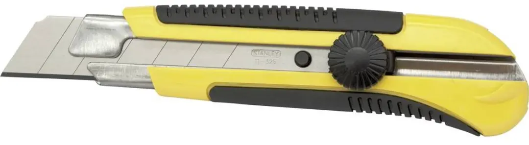 Stanley FatMax Afbreekmes Dynagrip 25mm - Zwart/Geel - afbeelding 6 van 6