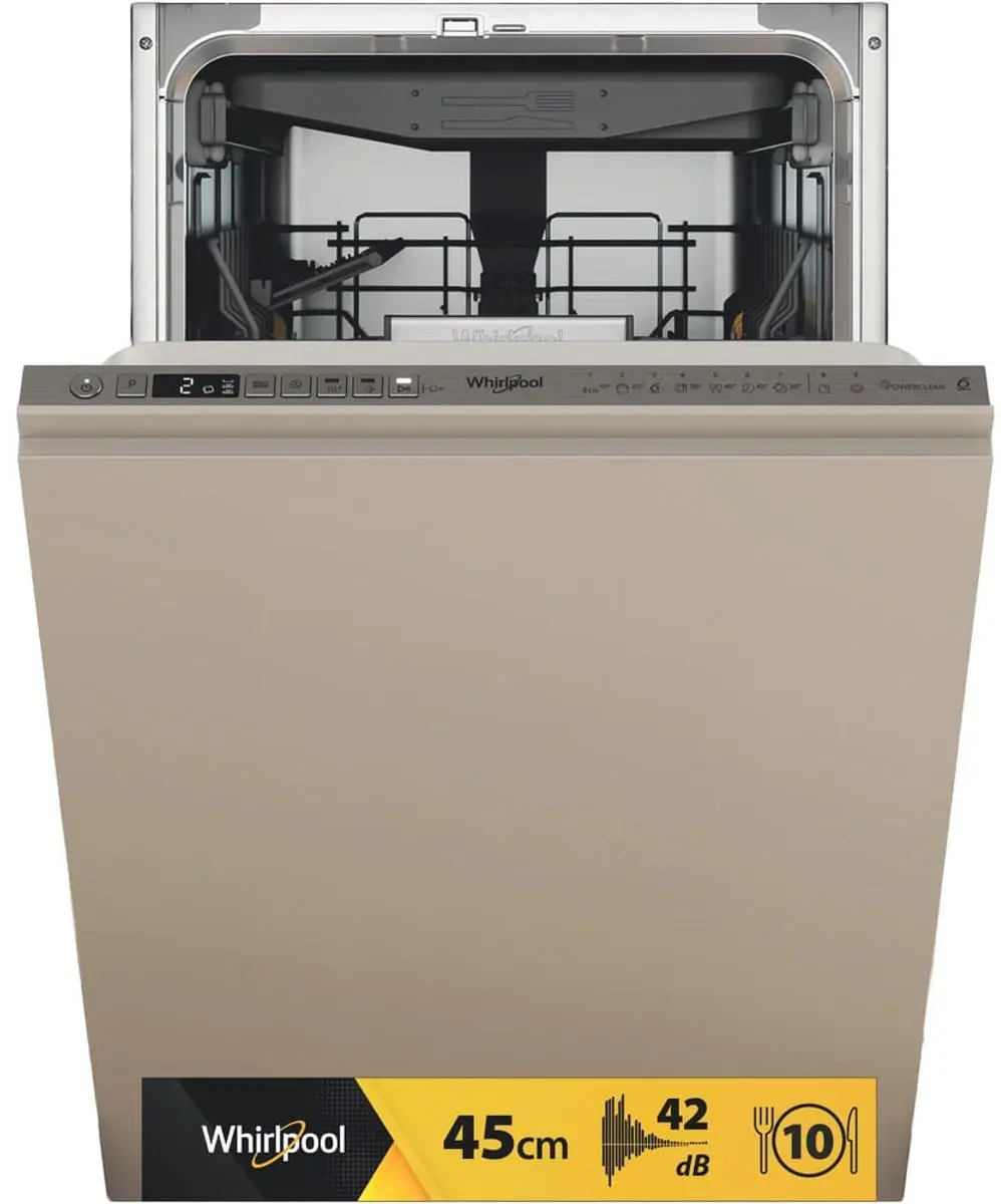 Whirlpool WH6IB10BS7LA0 Inbouwvaatwasser 10 Couverts