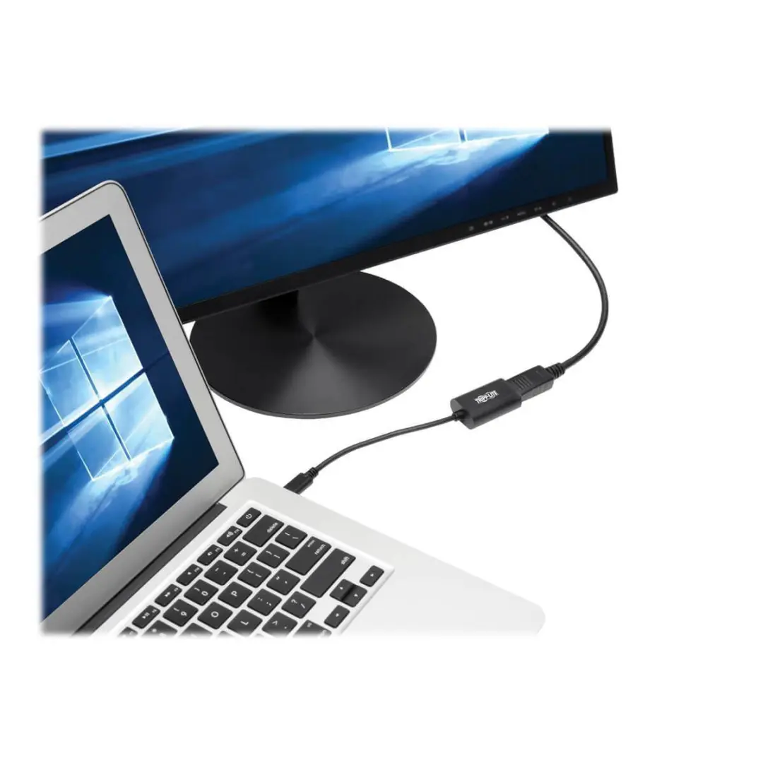 Tripp Lite U444-06N-DP4K6B USB-C naar DisplayPort Kabel - 15cm - Zwart