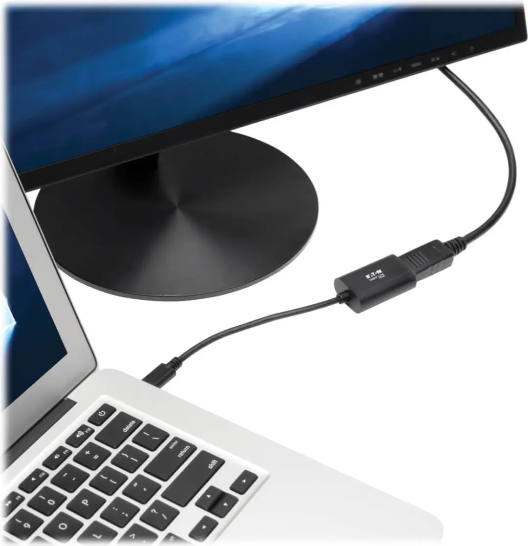 Tripp Lite U444-06N-DP4K6B USB-C naar DisplayPort Kabel - 15cm - Zwart
