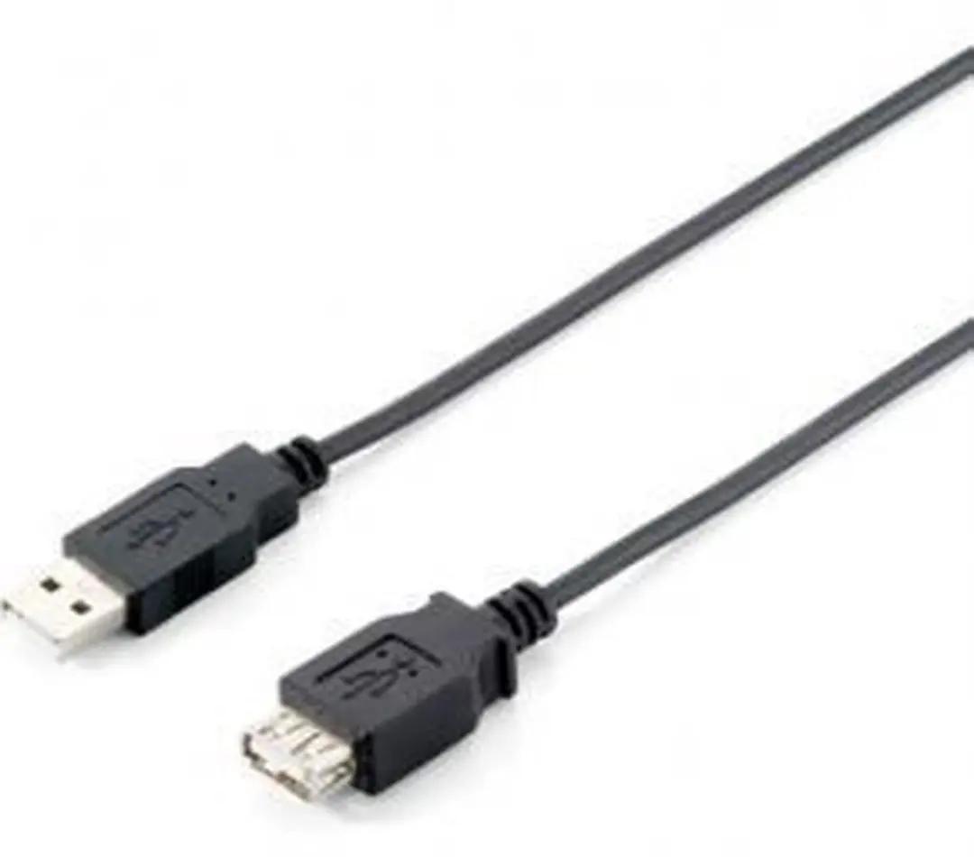 Equip USB A 2.0 Kabel 5.0m - Zwart