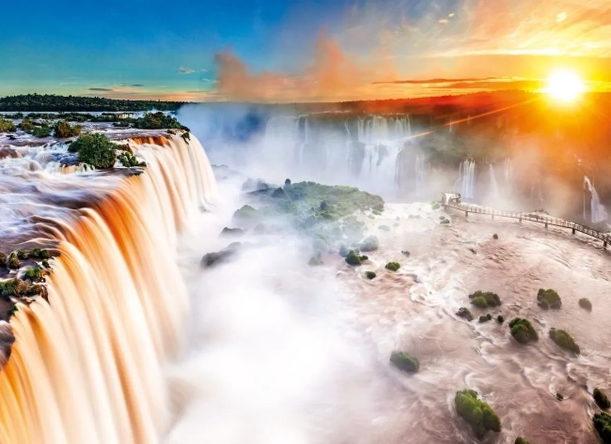 Clementoni Waterval Puzzel 1000 Stuks - Multicolor