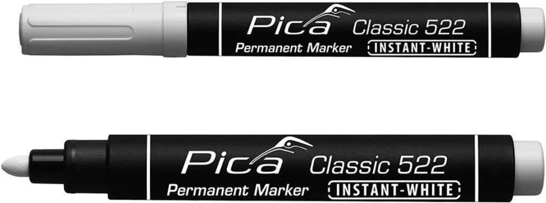 Pica PI52252 Permanent Marker Wit - 10 Stuks