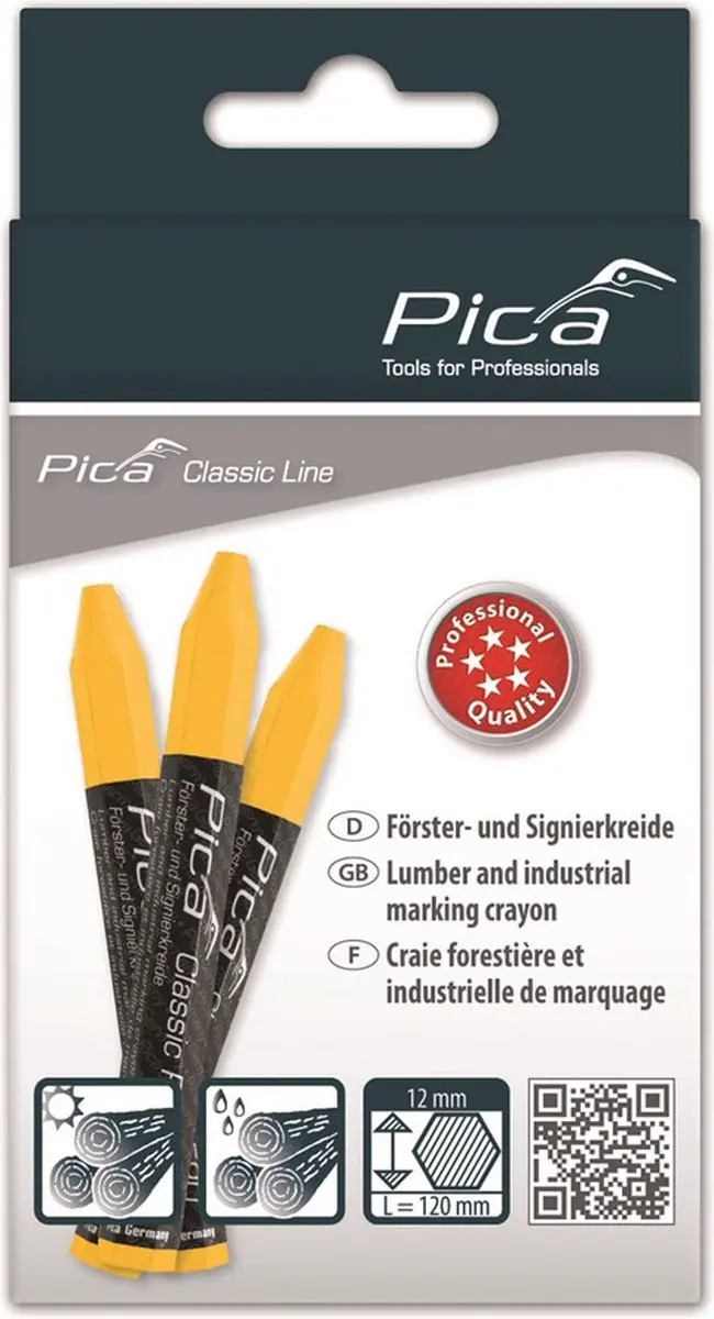 Pica 590/44 Markeerkrijt Pro Geel
