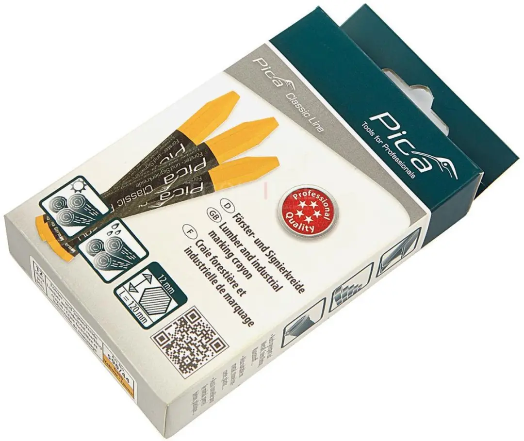 Pica 590/44 Markeerkrijt Pro Geel - 12 Stuks