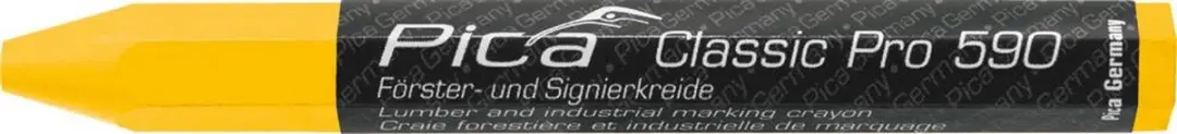 Pica 590/44 Markeerkrijt Pro Geel - 12 Stuks