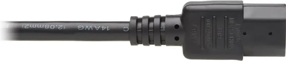Tripp Lite P005-006-14RA Elektriciteitssnoer - 1,8m C13-C14 - Zwart