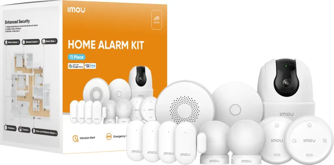 Imou Smart Alarmsysteem Starterkit KIT-IOT-HomeAlarmKit-EU-5-N