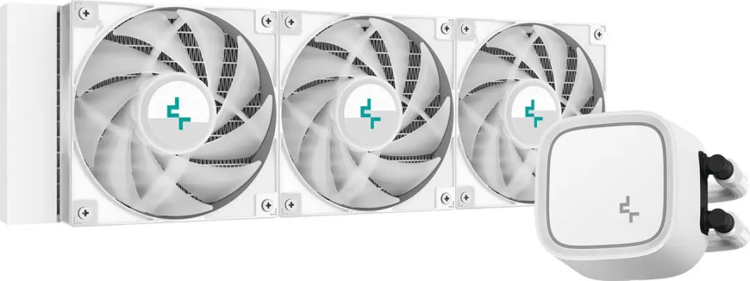DeepCool LE720 White Vloeistofkoelsysteem - 3x 120mm RGB Fan - 360mm Radiator