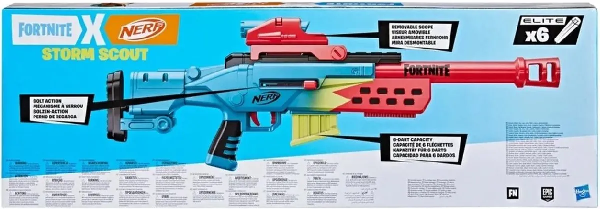 Nerf Fortnite Storm Scout F8346 - Blauw/Groen/Oranje