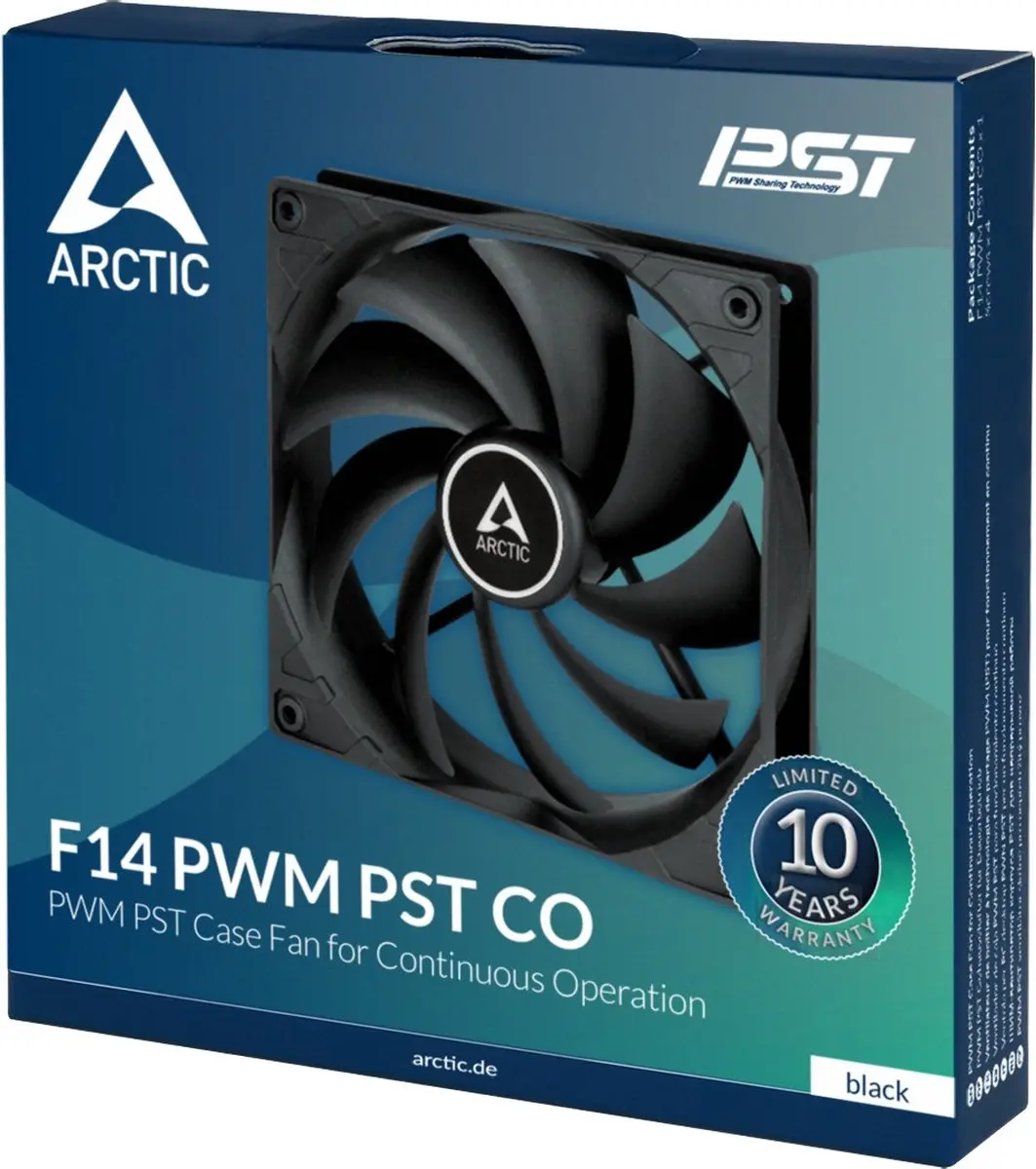 Arctic F14 PWM PST CO ACFAN00220A Ventilator 140mm - 74 cfm - 18 dBA