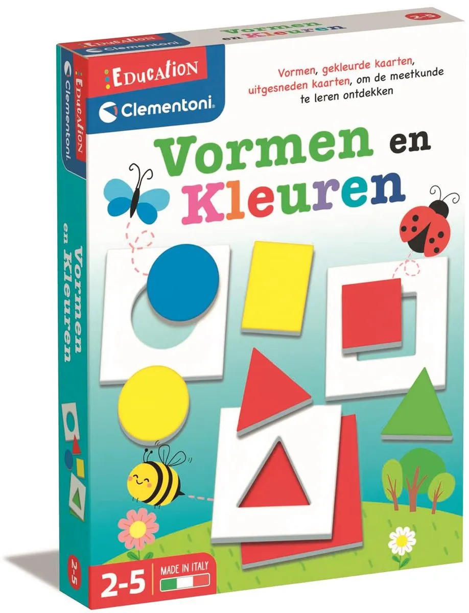 Clementoni Vormen & Kleuren Puzzel 56179 - Educatief Speelgoed 2-5 jaar