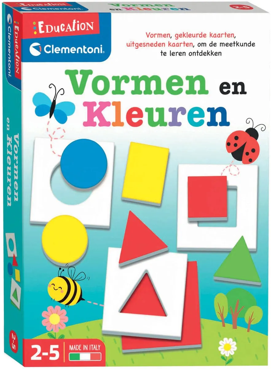 Clementoni Vormen & Kleuren Puzzel 56179 - Educatief Speelgoed 2-5 jaar