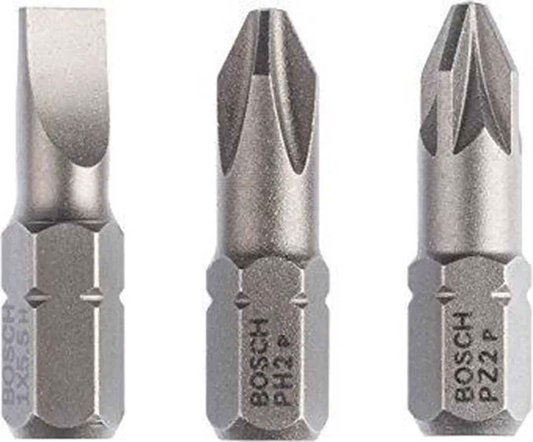 Bosch Professional BITSETXH-TORS/GL0.6.PH1.PZ1 - 3 Stuks
