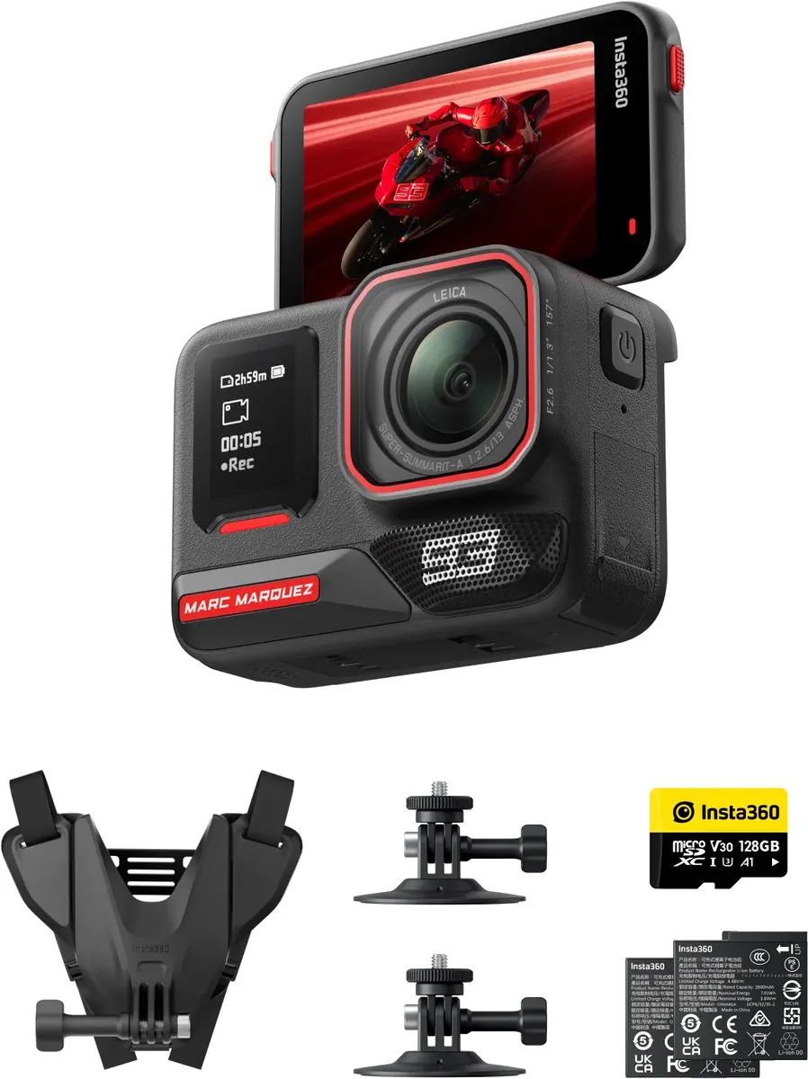 Insta360 Ace Pro 2 MM93 Edition - 50MP - 1800mAh - Zwart - afbeelding 6 van 6