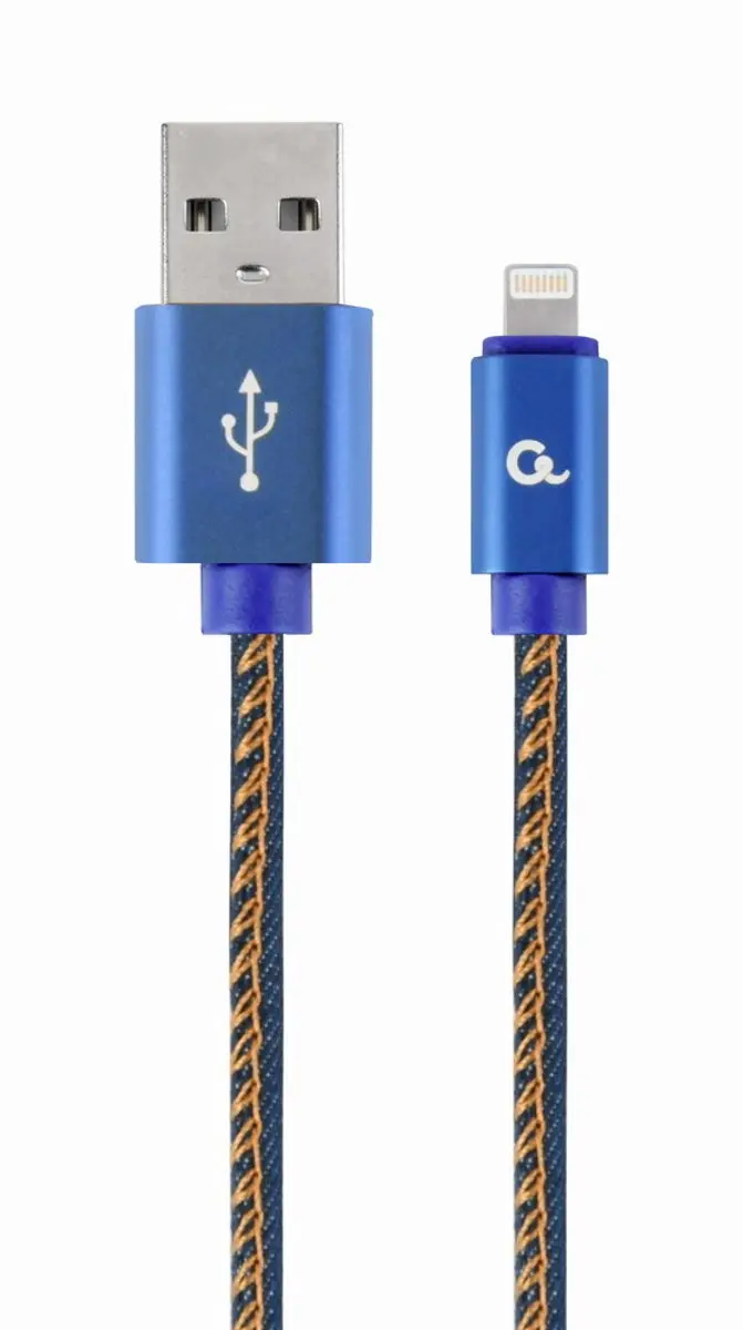 Cablexpert 8-Pin Kabel 1m Denim Blue