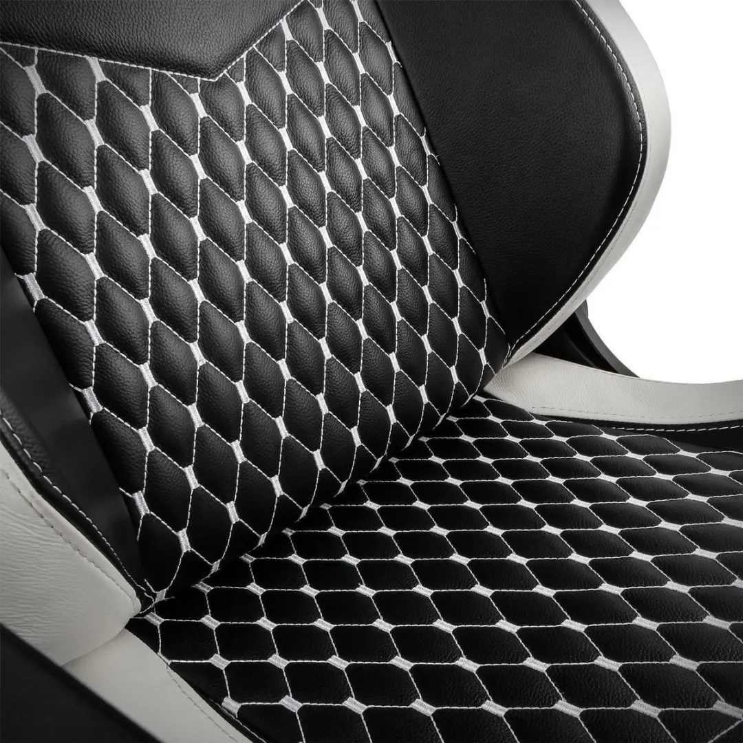 Noblechairs EPIC Real Leather Gaming Stoel - Zwart/Wit/Rood