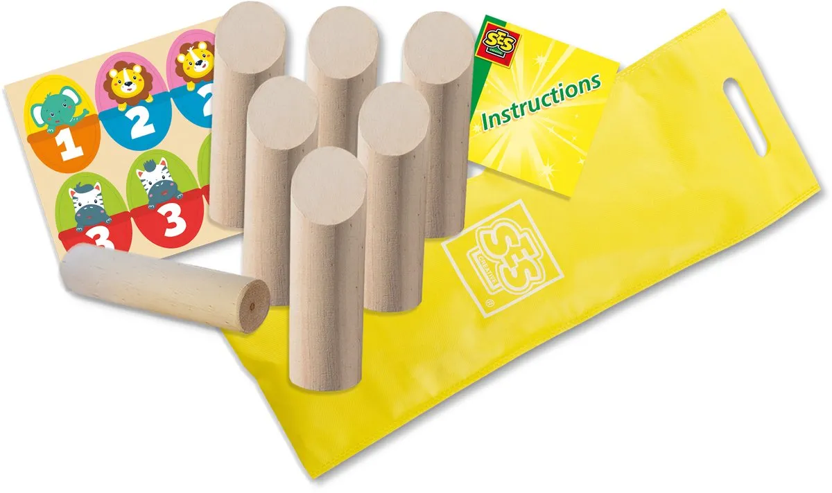 SES Creative Finntoss Jr. Fins Kegelen - Houten Set - 02296