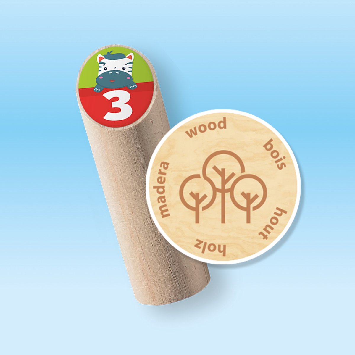 SES - Finntoss Jr. - Fins kegelen Junior - vrolijke, echt houten onderdelen - in handige bewaartas - Buiten Spelen - Gezelschapsspel