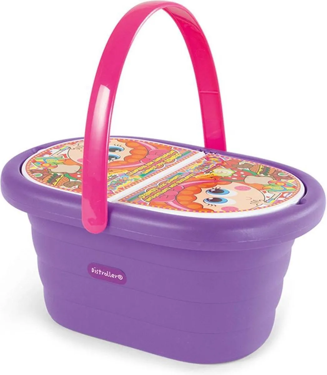 Smoby Distroller Picknickset - Paars - 12-delig