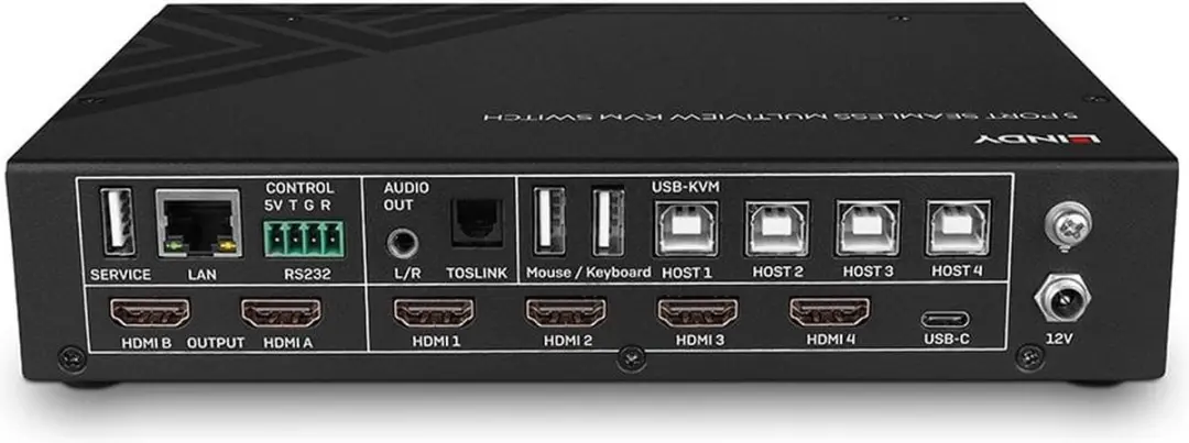 Lindy 32330 KVM-switch - Zwart