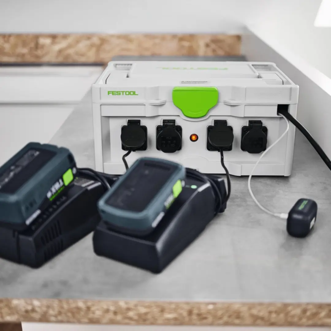 Festool SYS3-PH Systainer³ Kabeltrommel 578561 - 5 Stopcontacten