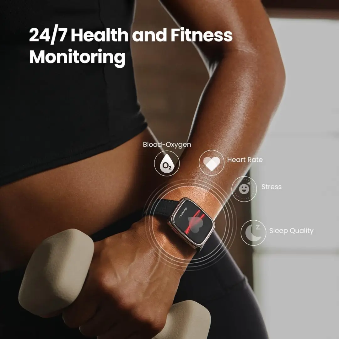 Amazfit Active 2 Square Premium NFC - 43mm - Zwart