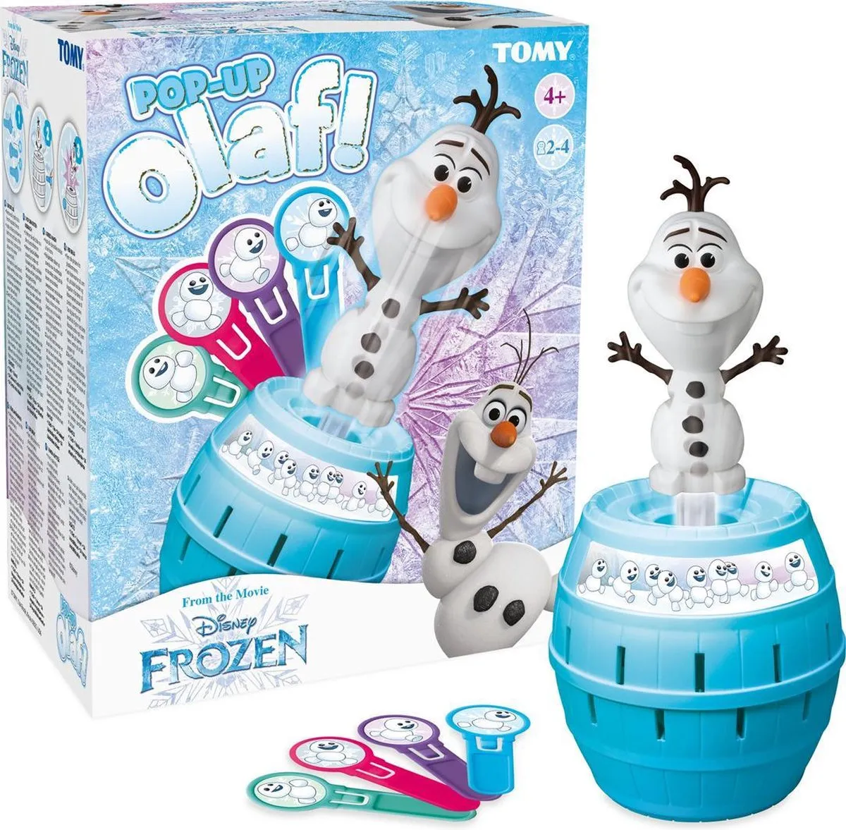 Tomy Pop Up Olaf Frozen II - Kinderspel T73038