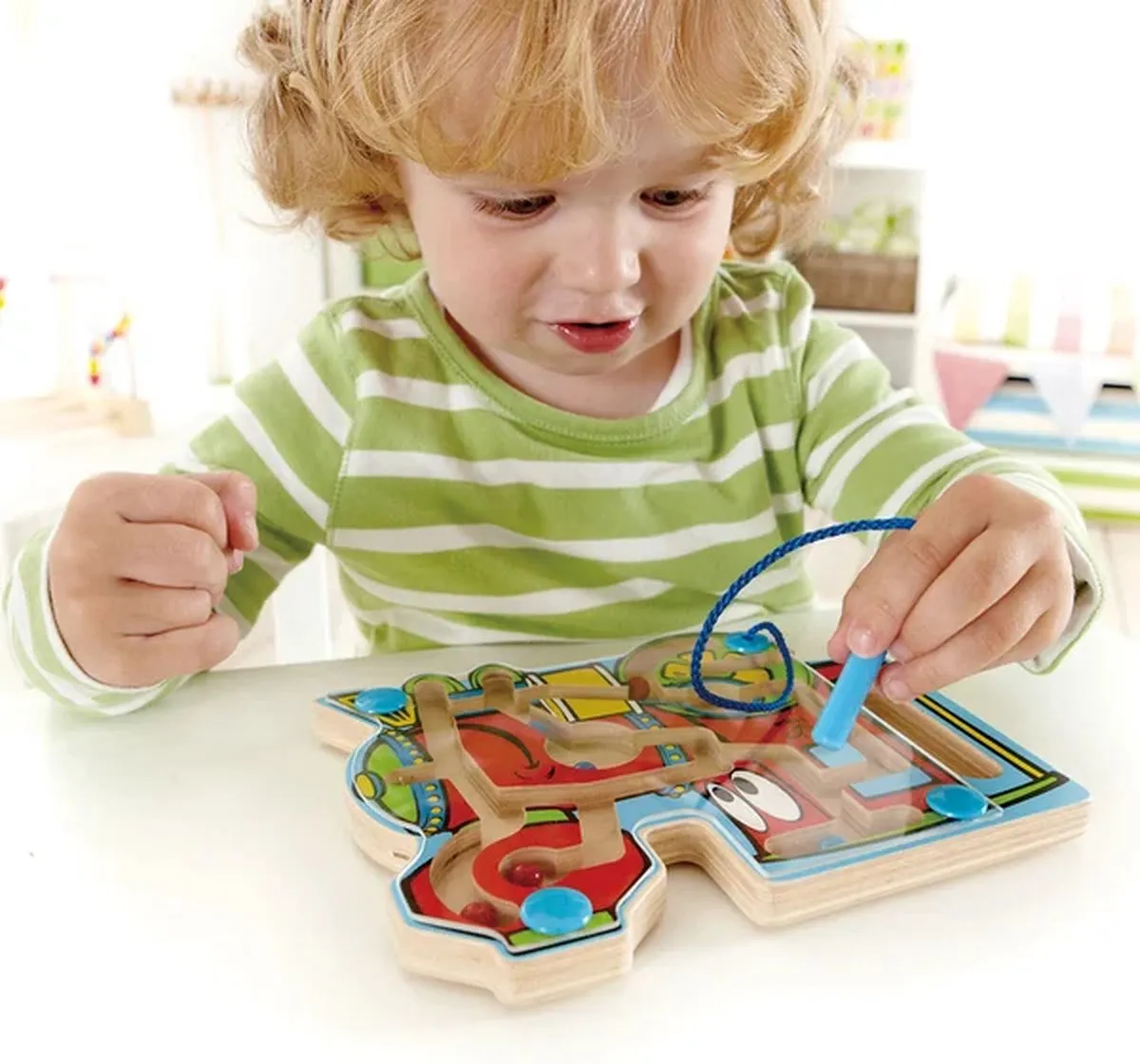 Hape Magnetische Trein Doolhof E1701 - Veelkleurig - afbeelding 6 van 6