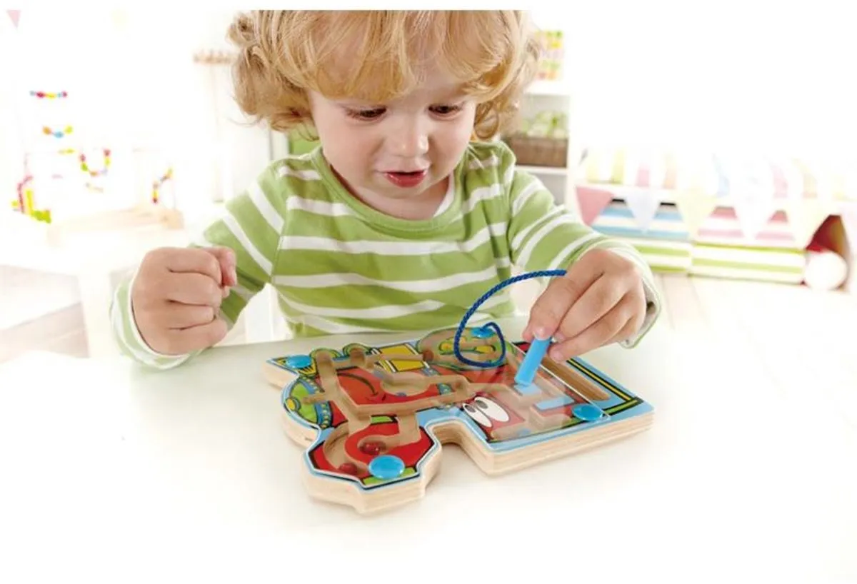 Hape Magnetische Trein Doolhof E1701 - Veelkleurig