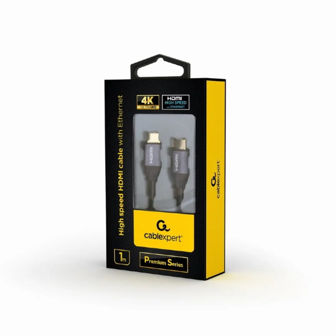 Cablexpert Premium HDMI 2.0 Kabel 1m - Zwart