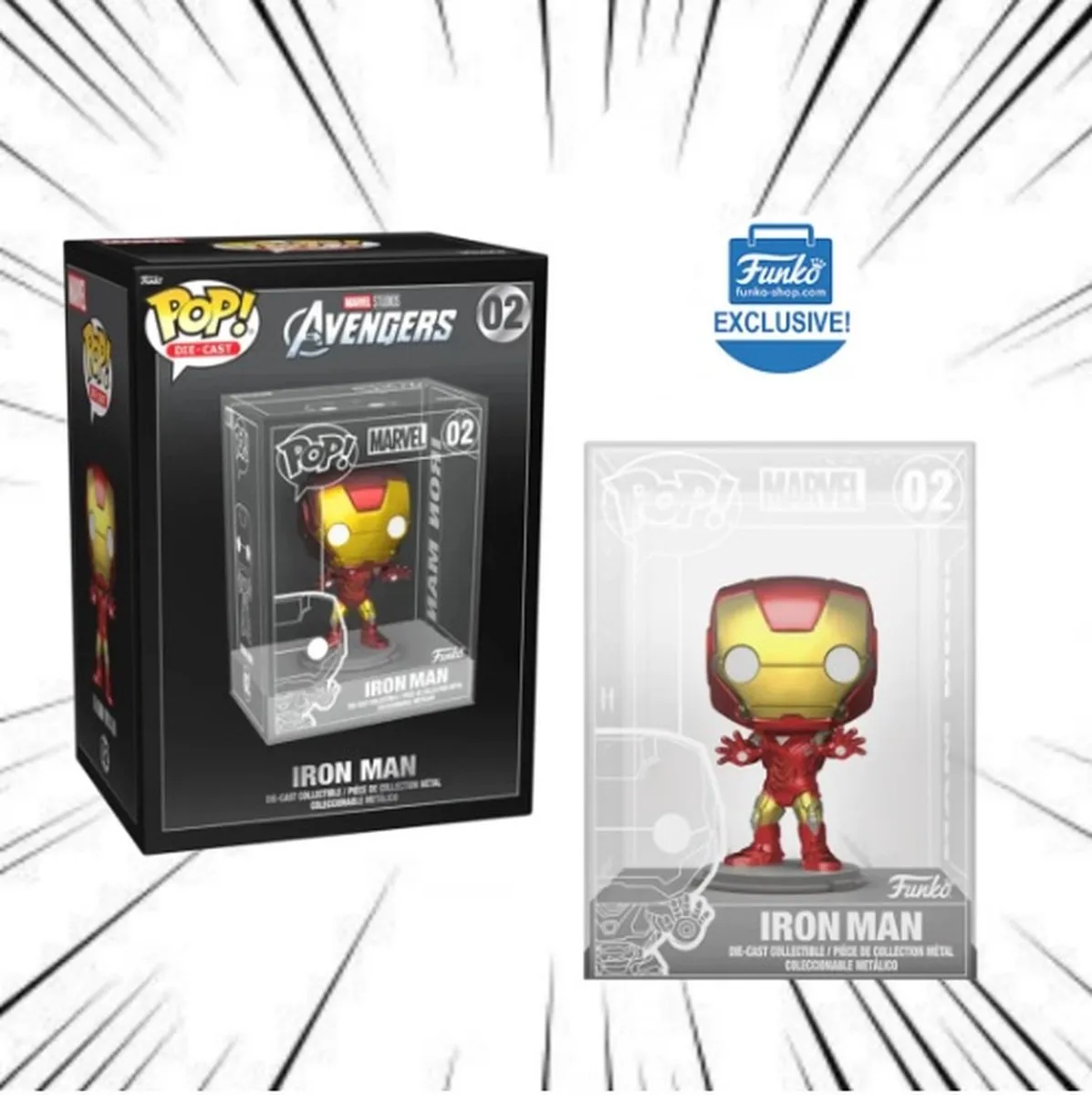 Funko POP Marvel Studios Iron Man #02 Die-Cast Collectie
