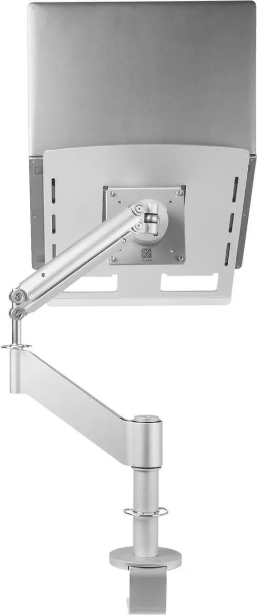 R-Go Morelia Laptophouder - 17-27 Inch - Matte Silver - afbeelding 6 van 6