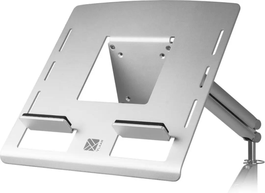 R-Go Morelia Laptophouder - 17-27 Inch - Matte Silver