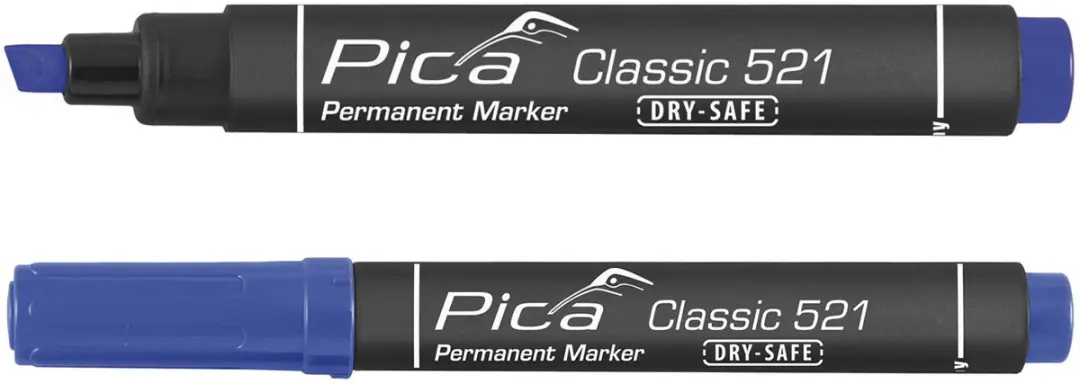 Pica 521/41-10 Permanent Marker Blauw