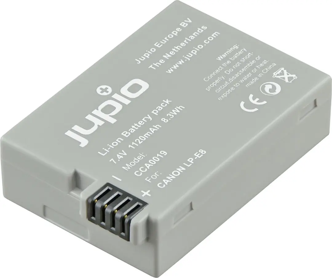 Jupio LP-E8 Fotobatterij 1120mAh