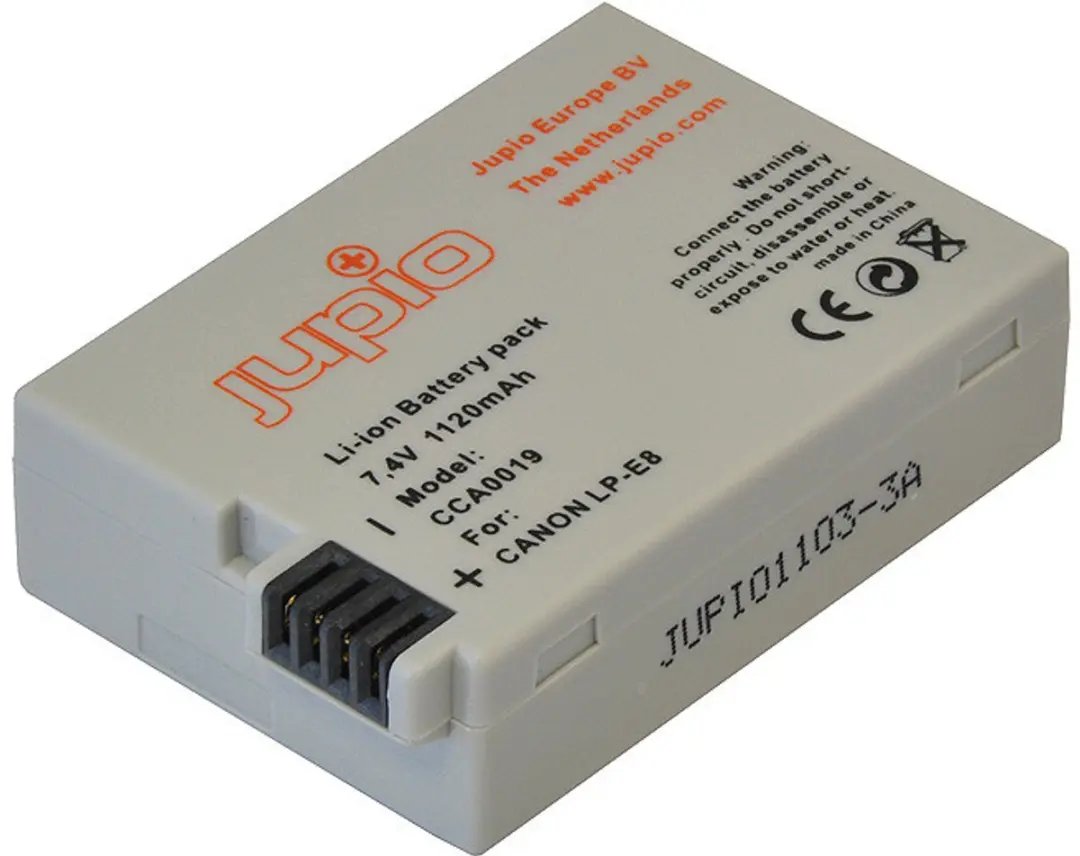 Jupio LP-E8 Fotobatterij 1120mAh - Canon