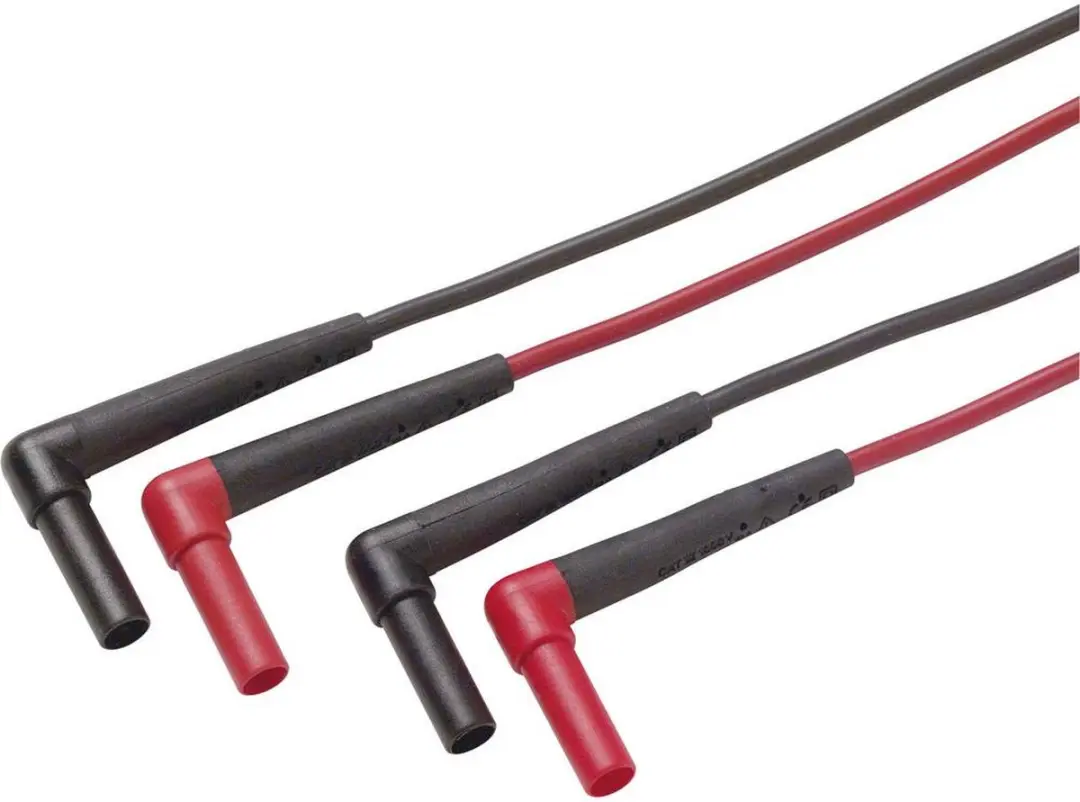 Fluke TL222 Veiligheidsmeetsnoerenset 1.50m - Zwart/Rood