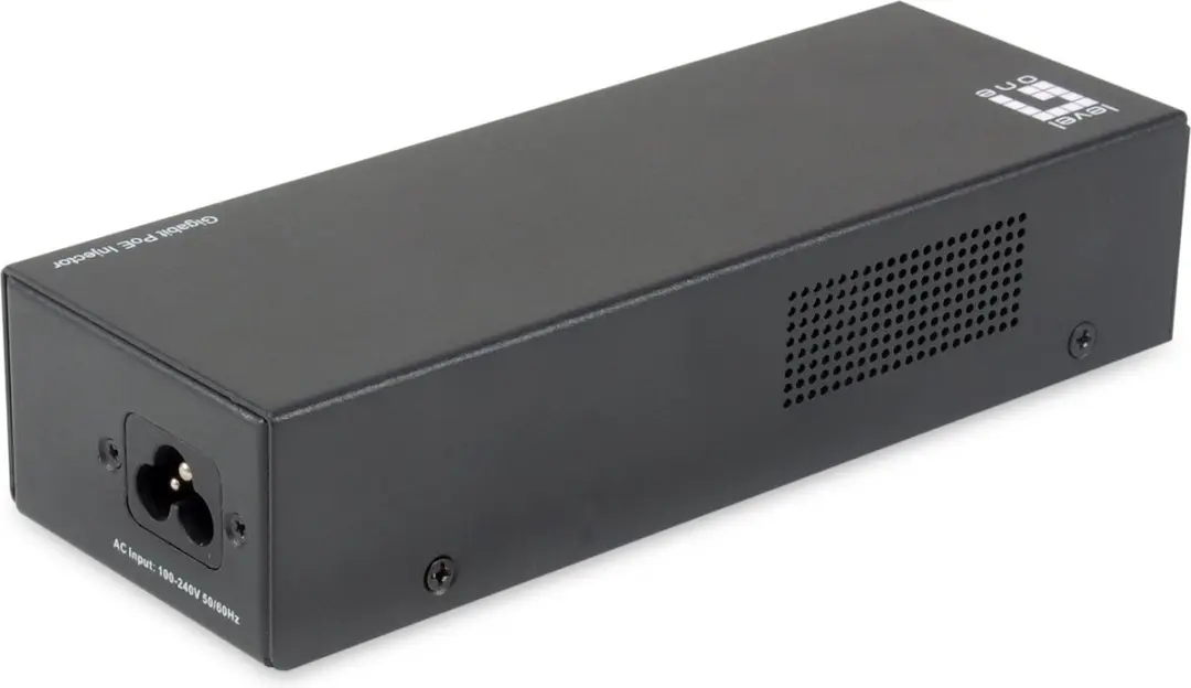 LevelOne POI-5003 PoE Adapter & Injector - Zwart