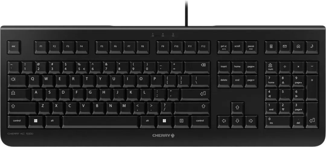 Cherry KC 1000 Toetsenbord & Muis Bundle - Zwart