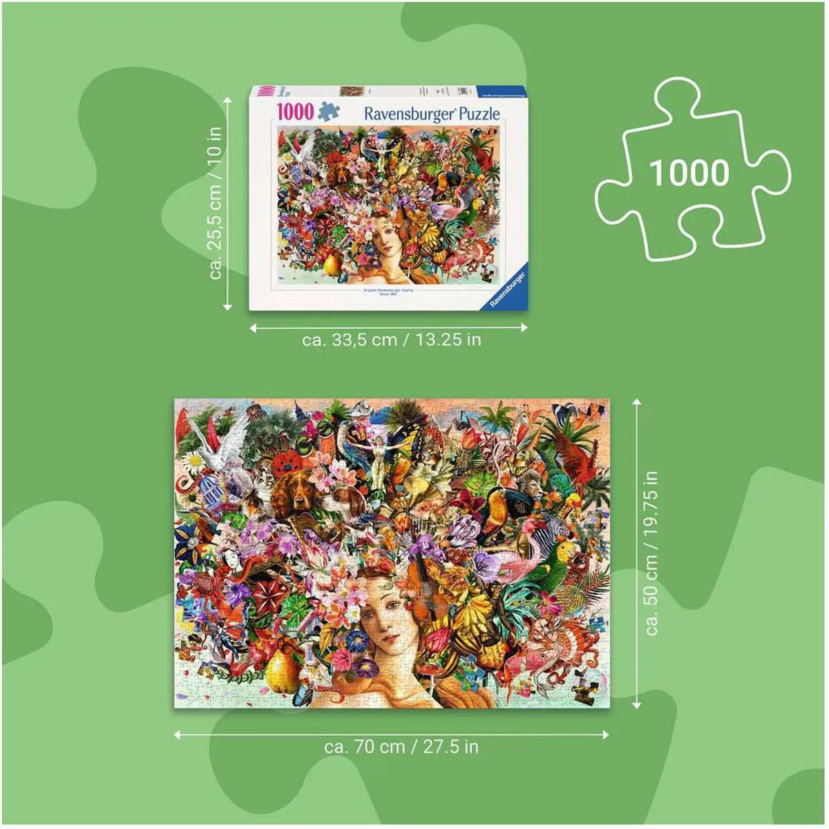 Ravensburger Creatieve Gedachten Legpuzzel 1000 Stukjes - Multicolor - afbeelding 6 van 6